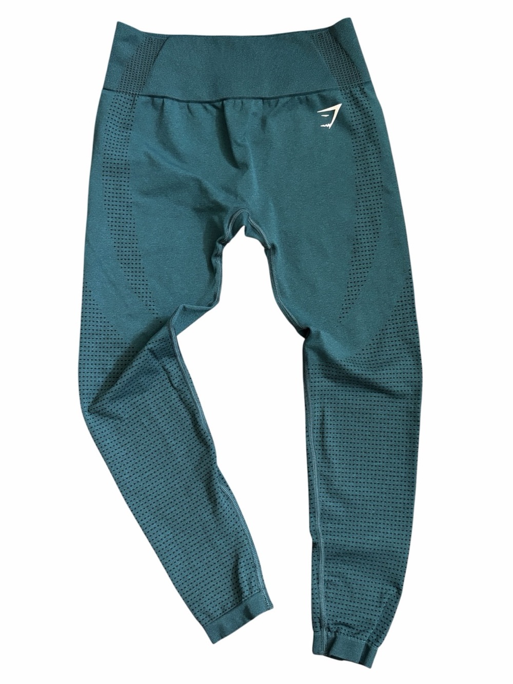 Gymshark Vital Seamless 2.0 Leggings Teal Green High Waisted Sculpt Size Small